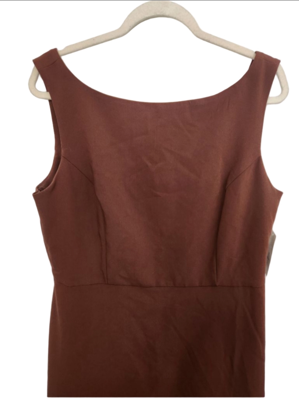 A New Day Brown Sleeveless Midi Dress XL - Picture 4 of 6